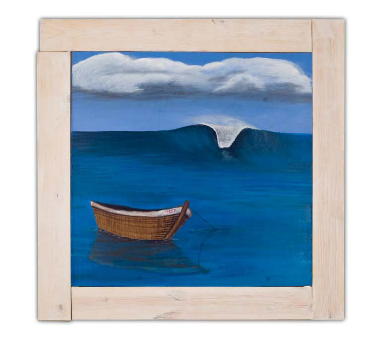 Surfing Bliss Acrylic on Wood