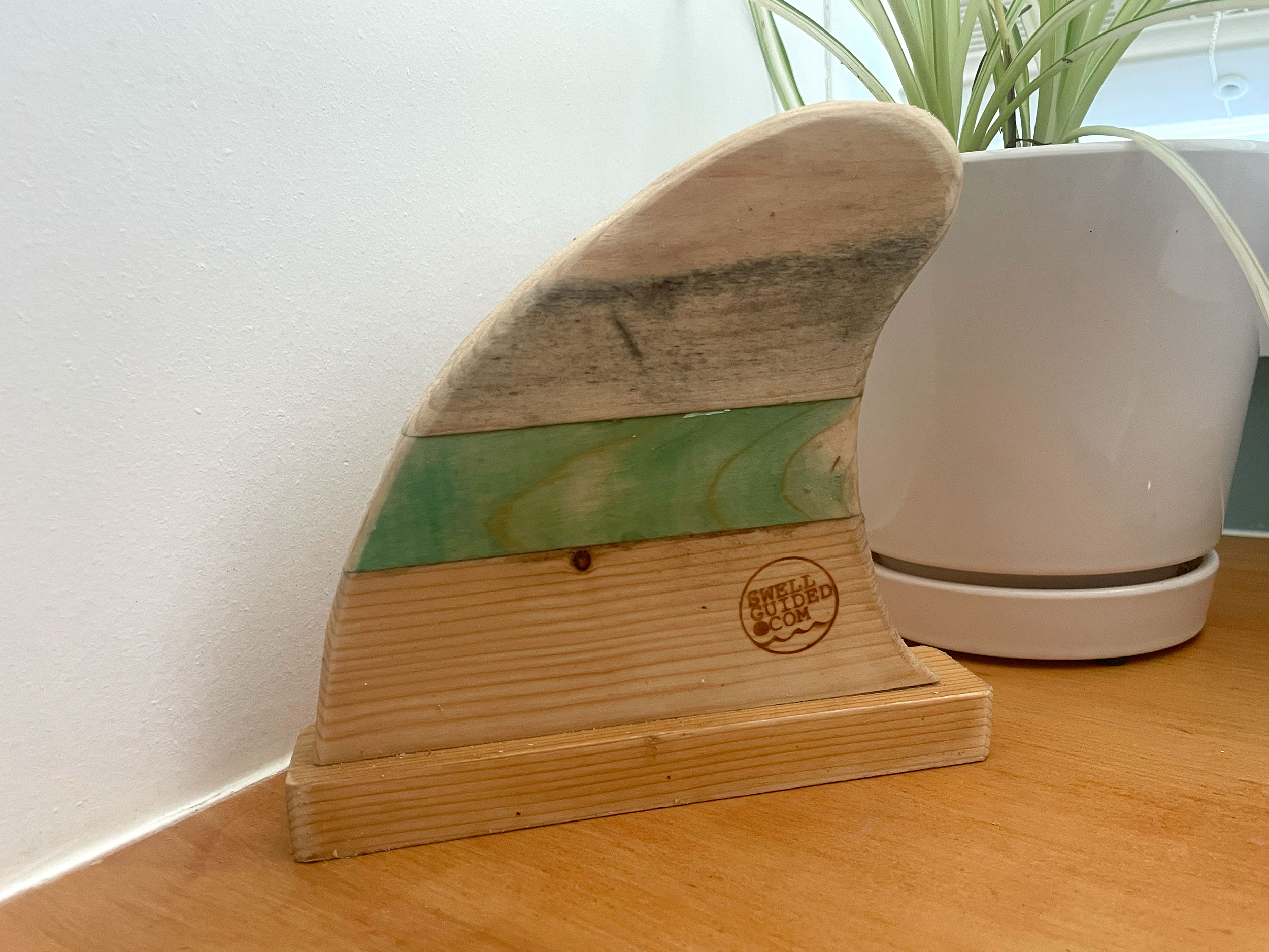 Reclaimed wood fin set by Dan Putnam