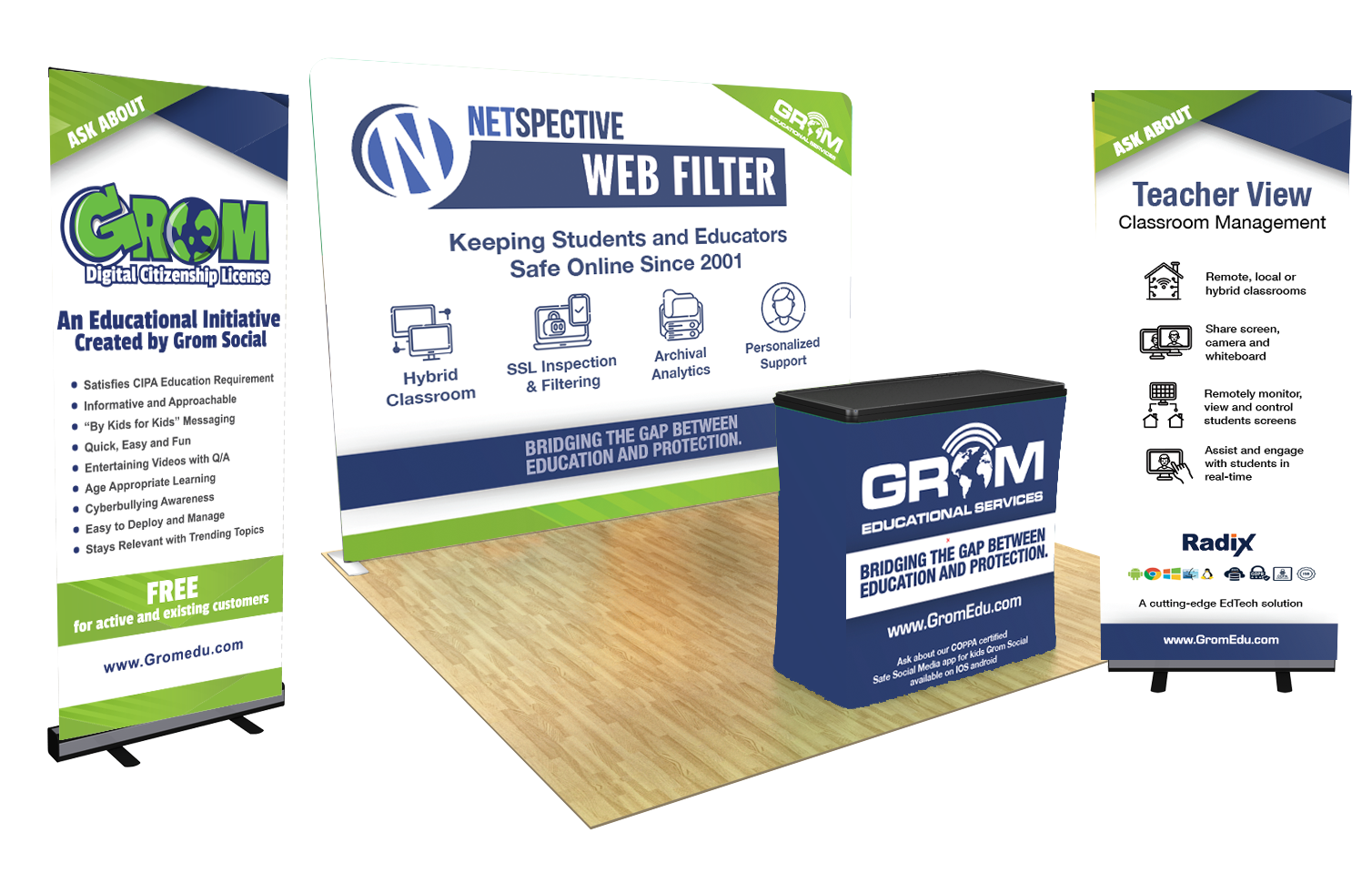 Netspective Booth Display Swellguided